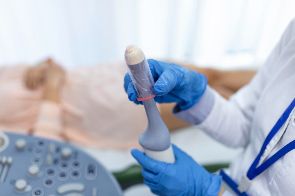 Ultrassom transvaginal com preparo intestinal
