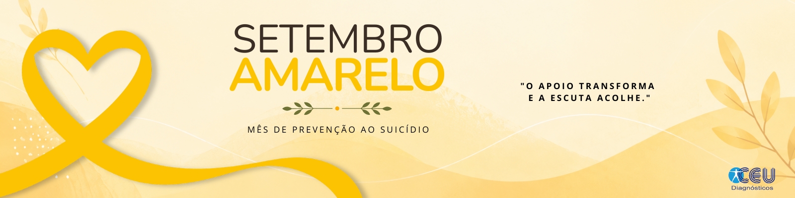 Banner Site Setembro Amarelo Prevenção ao Suicídio